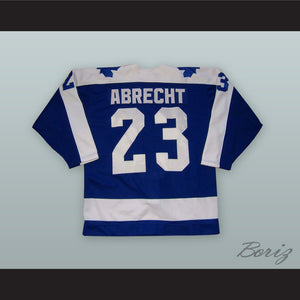 Cliff Abrecht 23 St. Catharines Saints Blue Hockey Jersey