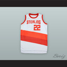 Load image into Gallery viewer, Clyde Drexler 22 Sterling High School Raiders White Alternate Basketball Jersey