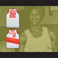 Load image into Gallery viewer, Clyde Drexler 22 Sterling High School Raiders White Alternate Basketball Jersey