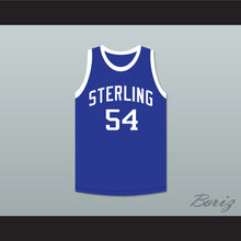 Load image into Gallery viewer, Clyde Drexler 54 Sterling High School Raiders Blue Basketball Jersey 1