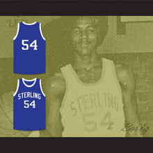 Load image into Gallery viewer, Clyde Drexler 54 Sterling High School Raiders Blue Basketball Jersey 1