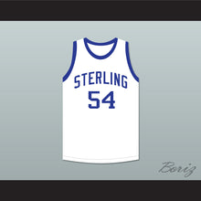 Load image into Gallery viewer, Clyde Drexler 54 Sterling High School Raiders White Basketball Jersey 1