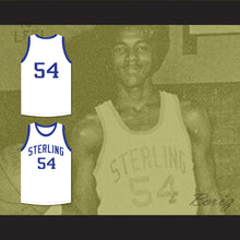 Load image into Gallery viewer, Clyde Drexler 54 Sterling High School Raiders White Basketball Jersey 1
