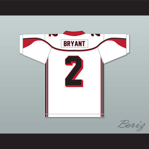 Coby Bryant 2 Glenville High School Tarblooders White Football Jersey 2