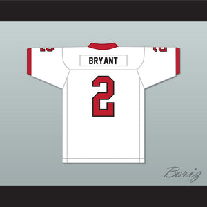 Coby Bryant 2 Glenville High School Tarblooders White Football Jersey 4