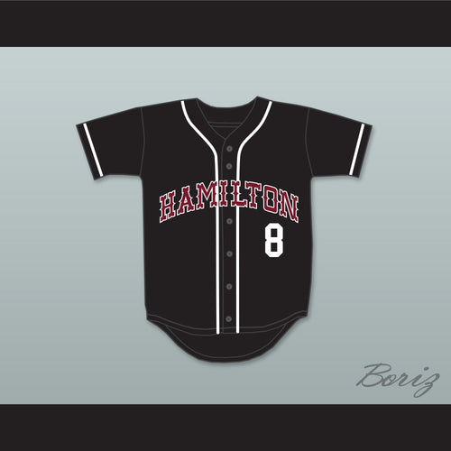 Cody Bellinger 10 Hamilton High School Huskies Black Baseball Jersey 2