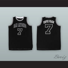 Load image into Gallery viewer, Coffee Black 7 San Antonio Basketball Jersey