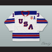 Load image into Gallery viewer, Cole Caufield 13 USA White Hockey Jersey