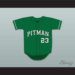 Colin Kaepernick 23 John H. Pitman High School Pride Green Baseball Jersey 1