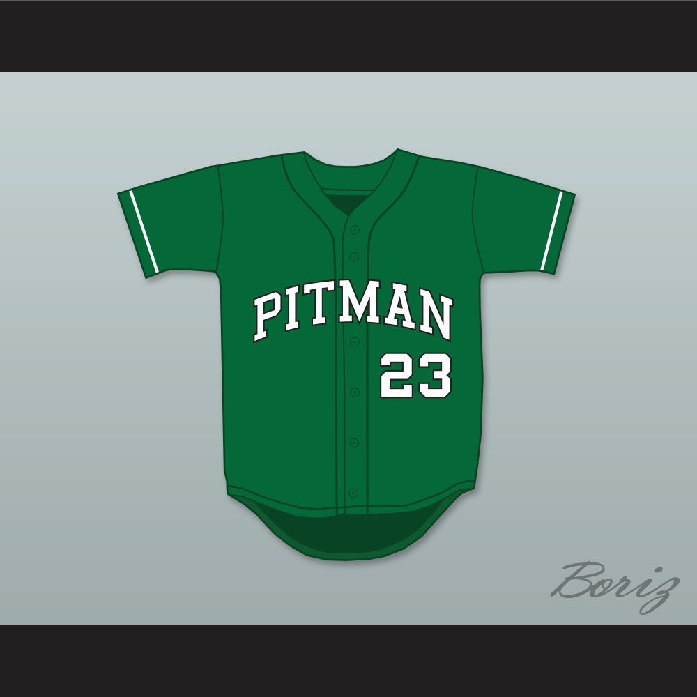 Colin Kaepernick 23 John H. Pitman High School Pride Green Baseball Jersey 1