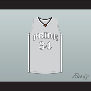Colin Kaepernick 34 John H. Pitman High School Pride Gray Basketball Jersey 2
