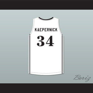 Colin Kaepernick 34 John H. Pitman High School Pride White Basketball Jersey 2