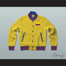 Load image into Gallery viewer, Colombia Varsity Letterman Jacket-Style Sweatshirt
