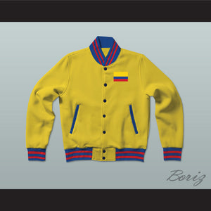 Colombia Varsity Letterman Jacket-Style Sweatshirt