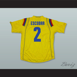 Pablo Escobar 2 Colombia Home Football Soccer Jersey