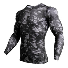 Load image into Gallery viewer, Compression Shirt Men Camouflage Long Sleeve Tight Tee Shirt Men Fitness 3D Quick Dry Clothes MMA Rashguard Gyms Camo T-Shirt