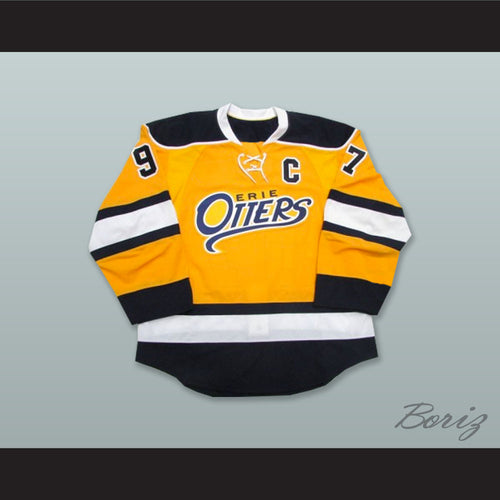 Connor McDavid 97 Erie Otters Yellow Hockey Jersey
