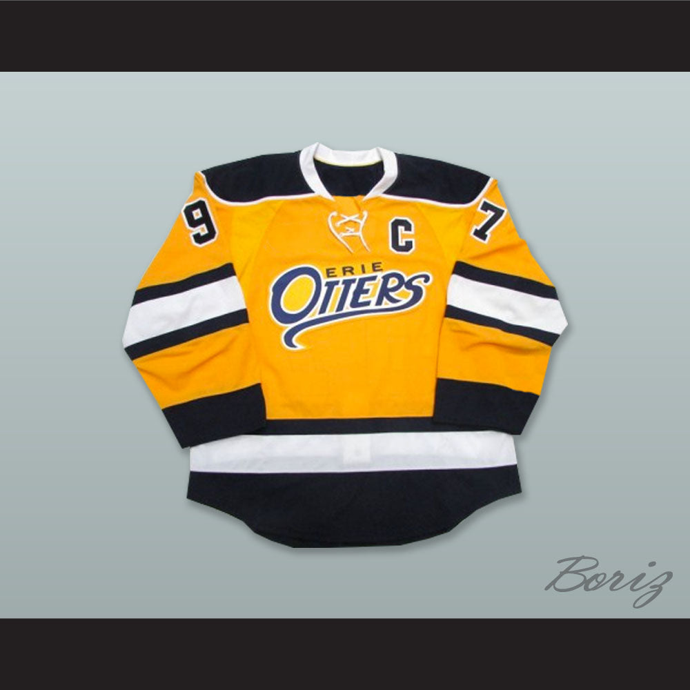 Connor McDavid 97 Erie Otters Yellow Hockey Jersey