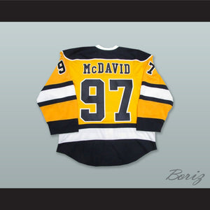 Connor McDavid 97 Erie Otters Yellow Hockey Jersey