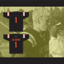 Load image into Gallery viewer, Cooper Kupp 1 A.C. Davis High School Pirates Black Football Jersey 1