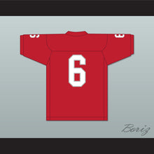 Load image into Gallery viewer, Cordale Flott 6 Saraland High School Spartans Red Football Jersey 3