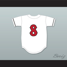 Load image into Gallery viewer, Corey Kluber 8 Coppell High School Cowboys White Baseball Jersey 1