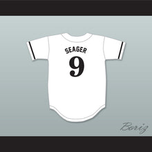 Load image into Gallery viewer, Corey Seager 9 Northwest Cabarrus High School Trojans White Baseball Jersey 2