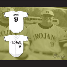 Load image into Gallery viewer, Corey Seager 9 Northwest Cabarrus High School Trojans White Baseball Jersey 2