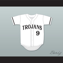 Load image into Gallery viewer, Corey Seager 9 Northwest Cabarrus High School Trojans White Baseball Jersey 1