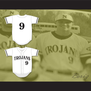 Corey Seager 9 Northwest Cabarrus High School Trojans White Baseball Jersey 1