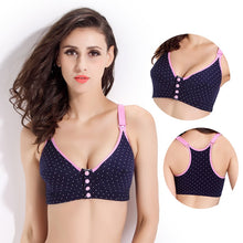 Load image into Gallery viewer, Cotton BreastFeeding Bra Maternity Bra Nursing bras for Feeding Pregnant Women Pregnancy Underwear Maternity Clothing