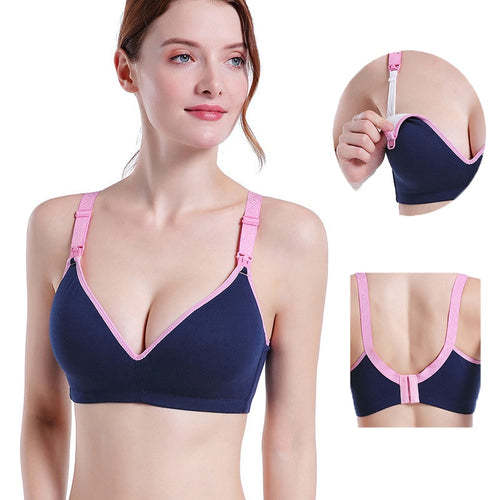 Cotton Maternity Nursing Bra Sleep Bras Breastfeeding Bra For Feeding Pregnant Women Mothers Pregnancy Underwear Clothing
