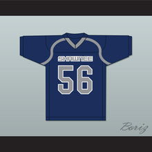 Load image into Gallery viewer, Creed Humphrey 56 Shawnee High School Navy Blue Football Jersey 2