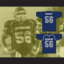 Load image into Gallery viewer, Creed Humphrey 56 Shawnee High School Navy Blue Football Jersey 2