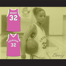 Load image into Gallery viewer, Monica Wright 32 Crenshaw High School Pink Basketball Jersey