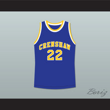 Load image into Gallery viewer, Quincy McCall 22 Crenshaw High School Blue Basketball Jersey Love and Basketball