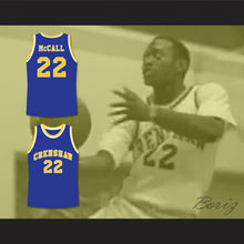 Load image into Gallery viewer, Quincy McCall 22 Crenshaw High School Blue Basketball Jersey Love and Basketball