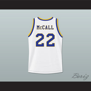 Quincy McCall 22 Crenshaw High School White Basketball Jersey Love and Basketball 1