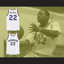 Load image into Gallery viewer, Quincy McCall 22 Crenshaw High School White Basketball Jersey Love and Basketball 1