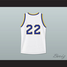 Load image into Gallery viewer, Quincy McCall 22 Crenshaw High School White Basketball Jersey Love and Basketball 2