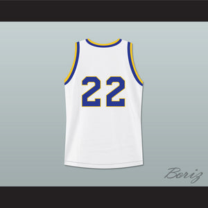 Quincy McCall 22 Crenshaw High School White Basketball Jersey Love and Basketball 2