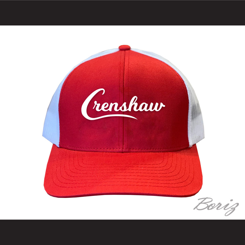 Crenshaw Red with White Mesh Baseball Hat