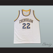 Load image into Gallery viewer, Quincy McCall 22 Crenshaw High School White Basketball Jersey Love and Basketball
