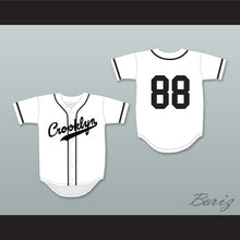 Load image into Gallery viewer, Crooklyn Black On White Baseball Jersey