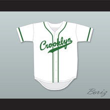 Load image into Gallery viewer, Crooklyn Green On White Baseball Jersey