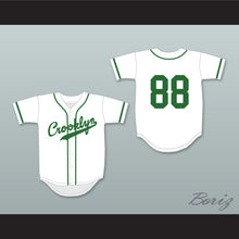 Load image into Gallery viewer, Crooklyn Green On White Baseball Jersey
