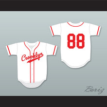 Load image into Gallery viewer, Crooklyn Red On White Baseball Jersey