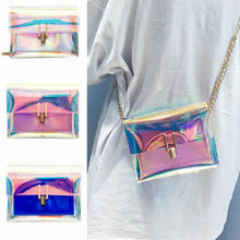 Load image into Gallery viewer, Crossbody Bags for Women 2019 Laser Transparent Bags Fashion Women Korean Style Shoulder Bag Messenger PVC Waterproof Beach Bag