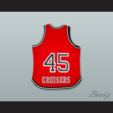 Load image into Gallery viewer, Cruisers 45 Red Basketball Jersey