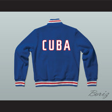 Load image into Gallery viewer, Cuba Varsity Letterman Jacket-Style Sweatshirt